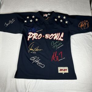 MVP NFL Pro Bowl Signature Series Football‎ Jersey Size 52 Elway Montana Simpson